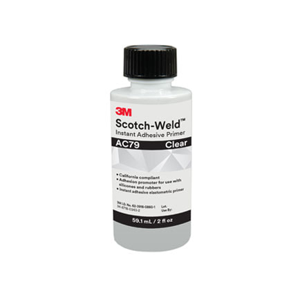 3M Scotch-Weld AC79 Instant Adhesive Primer 透明 2盎司 瓶裝