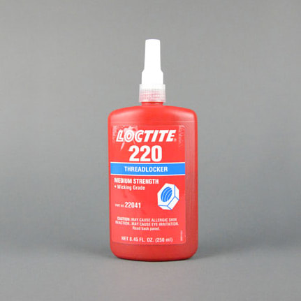 漢高樂泰 220 Threadlocker 藍(lán)色 250毫升 瓶裝